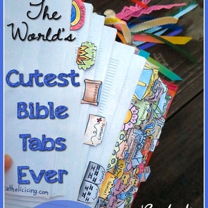 The World's Cutest Bible Tabs Ever (for Catholic and Protestant Bibles)