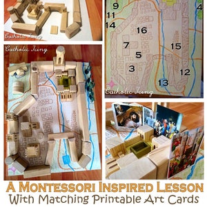 Build a Model of Jerusalem Lesson and Printable Art Cards (for Holy Week)