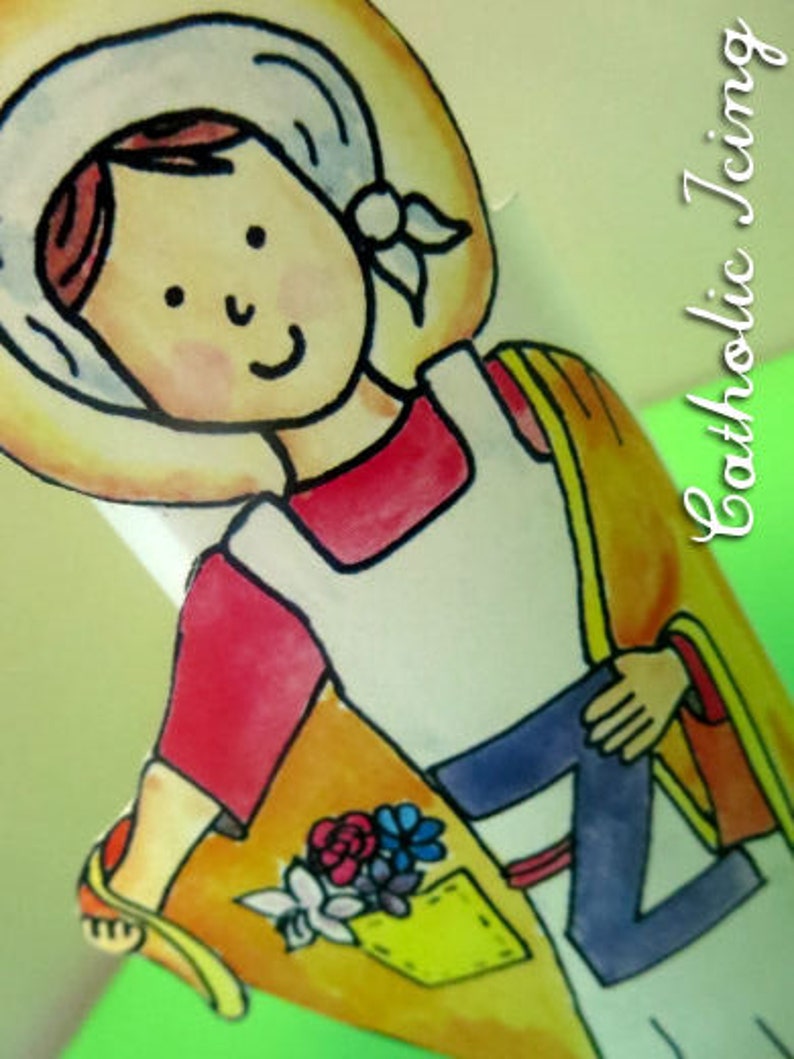 ABC Catholic Saints Printable Craft - Etsy