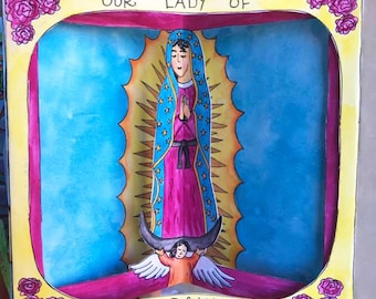 Our Lady of Guadalupe Printable Diorama Craft