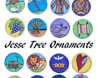 Printable Jesse Tree Ornaments: Advent Activity (PDF Download)