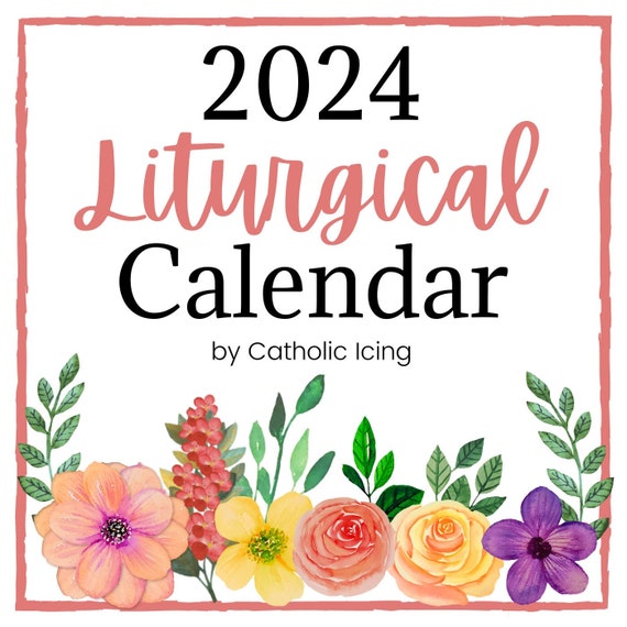 Calendario liturgico cattolico stampabile per il 2024 calendario