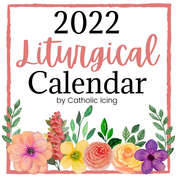 Printable Catholic Liturgical Calendar 2022 - Etsy.dE