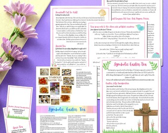 Symbolic Easter Tea How-To Guide for Children (Instant Download)