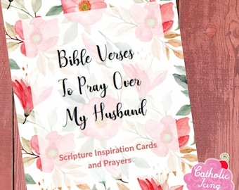 Printable Scripture Cards to Pray For Your Husband - Instant Download