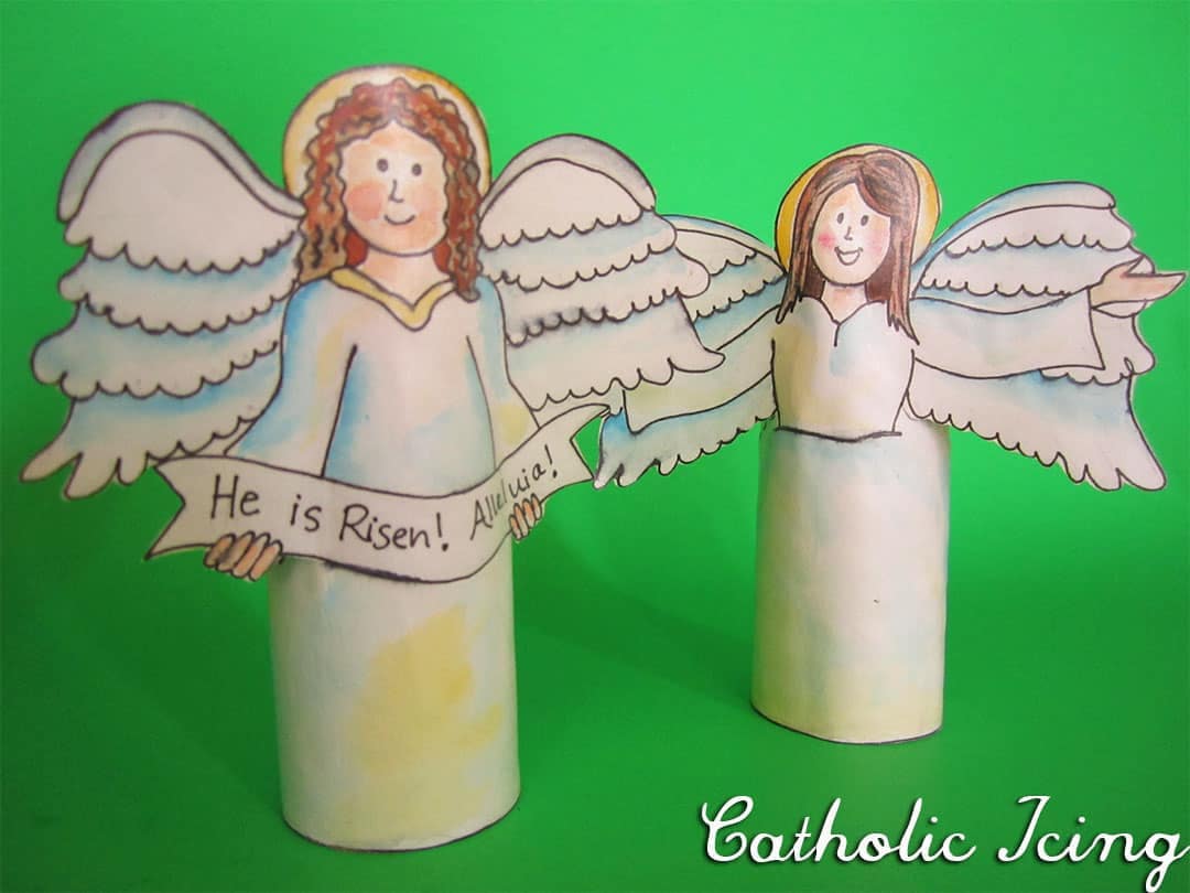 Resurrection Craft Printable in Black and White and Color - Etsy UK