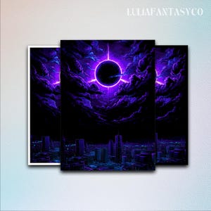 Mtg Card Sleeves,Voidsphere Urban Eclipse Card Sleeves,Top Quality and Detailed Magic Sleeves,Detailed Magic: The Gathering Accessories