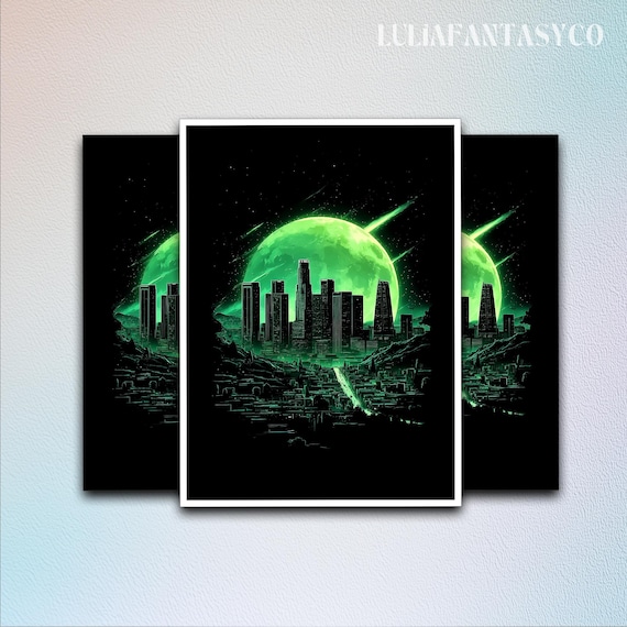 neon green card sleeves Green Moon City MTG Card Sleeve Matte,TCG Card Sleeve Protector,Top Quality  Enchanted Trading Card Sleeve,MTG gamer gift,mtg Accessories