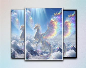 Colored Dragon MTG Card Sleeve,TCG Card Sleeve Protector,Top Quality Enchanted Trading Card Sleeve,Art Game Card Sleeves,Mtg Accessories