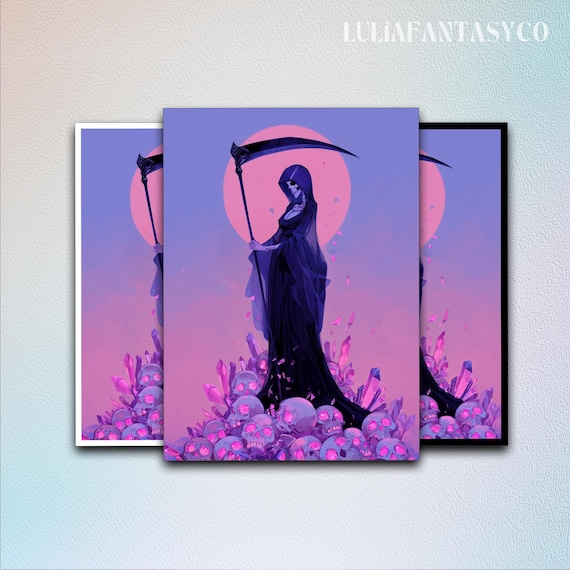 grim reaper card sleeves Katomula 100 PCS MTG with Inner Sleeves - Art Matte, Fit Standard Size Cards These card sleeves are durable Grim Reaper Playing Cards