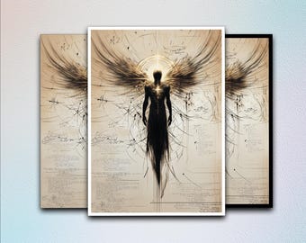 Koszulka na kartę MTG Faceless Angel, Ochraniacz na kartę TCG, Najwyższej jakości koszulka na kartę kolekcjonerską Enchanted, Przytulny prezent dla gracza, Koszulka na kartę do gry