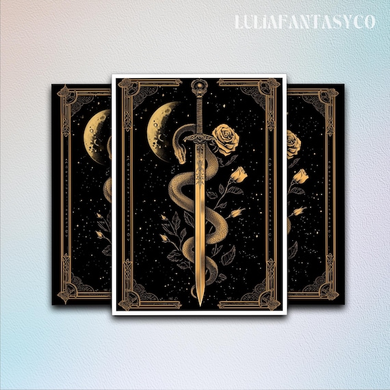 蛇と剣のMTGカードスリーブ、TCGカードスリーブプロテクター、最高品質