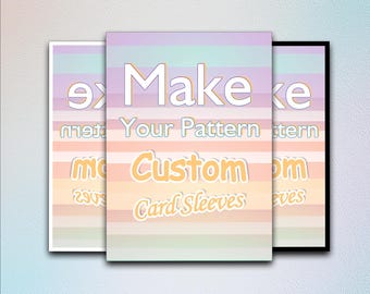 Custom Card Sleeves for MTG/TCG - Print Your Design on Durable,Top Quality Card Sleeves,Definition Print card sleeves to protect your deck