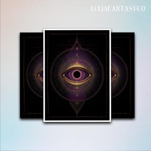 Mystic Eye MTG Card Sleeve,TCG Card Sleeve Protector,Top Quality Enchanted Trading Card Sleeve,Art Game Card Sleeves