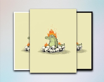 Mtg Card Sleeves,Crocodile Card Sleeves,Top Quality and Detailed Magic Sleeves,Detailed Magic: The Gathering Accessories, mtg gamer gift