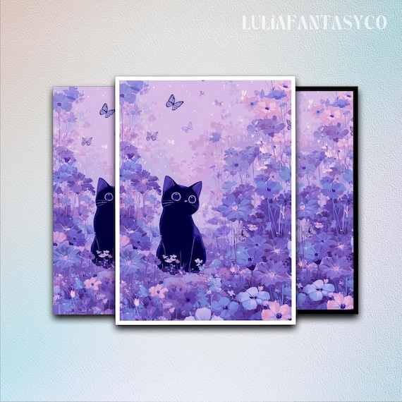Mtg Card Sleeves,black Cat's Garden Card Sleeves,top Quality and Detailed  Magic Sleeves,detailed Magic: the Gathering Accessories - Etsy