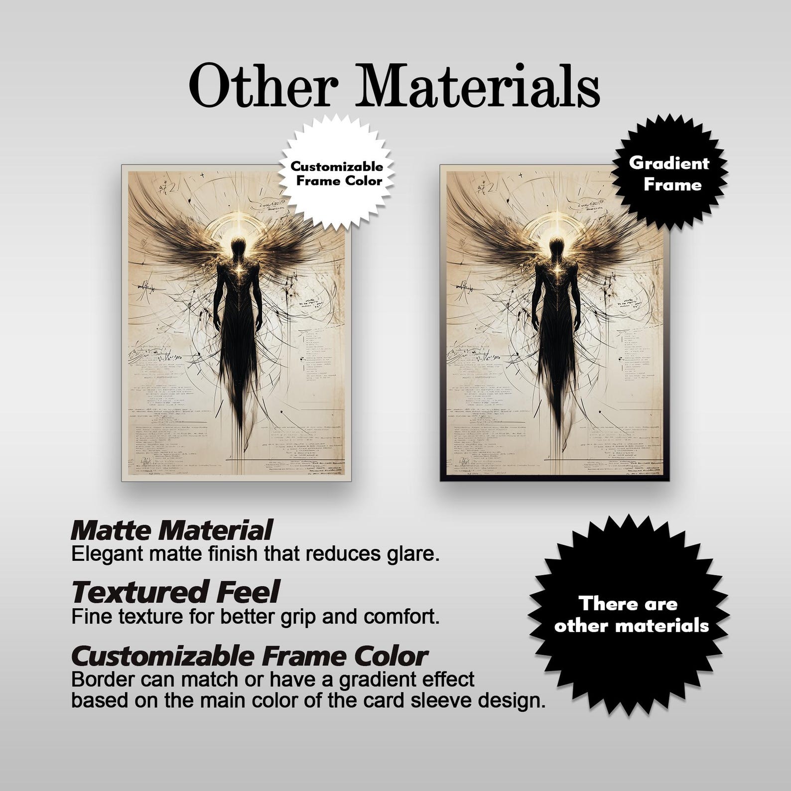 Faceless Angel MTG Card Sleeve,tcg Card Sleeve Protector,top Quality ...