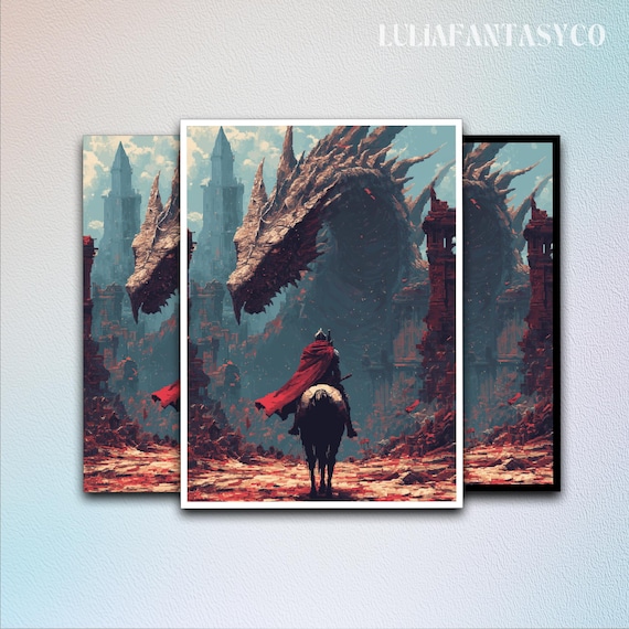 pixel art card sleeves mtg Realm Guard Pixel Art Series - 100ct TCG/MTG Textured Card Sleeves (Cherry  Blossom) : Toys & Games main image 1