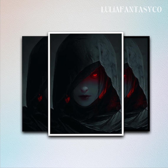 Mtg Card Sleeves,red - Eyed Enchantress Card Sleeves,top Quality and  Detailed Magic Sleeves,detailed Magic: the Gathering Accessories - Etsy
