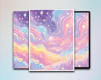 Mtg Card Sleeves,Rainbow Galaxy Card Sleeves,Top Quality and Detailed Magic Sleeves,Detailed Magic: The Gathering Accessories