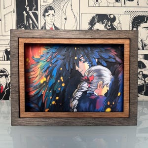 Magical Howl’s Moving Castle Lamp – Handmade Sophie & Howl Light