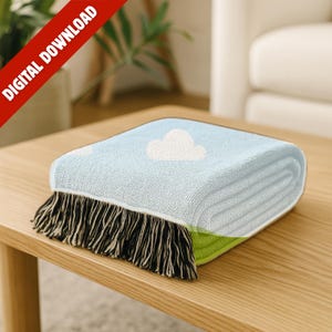 Woven Blanket Mockup Template Canva Folded Woven Blanket Lifestyle Mockup Cozy Scene DIY Product Photo for Blanket Listing