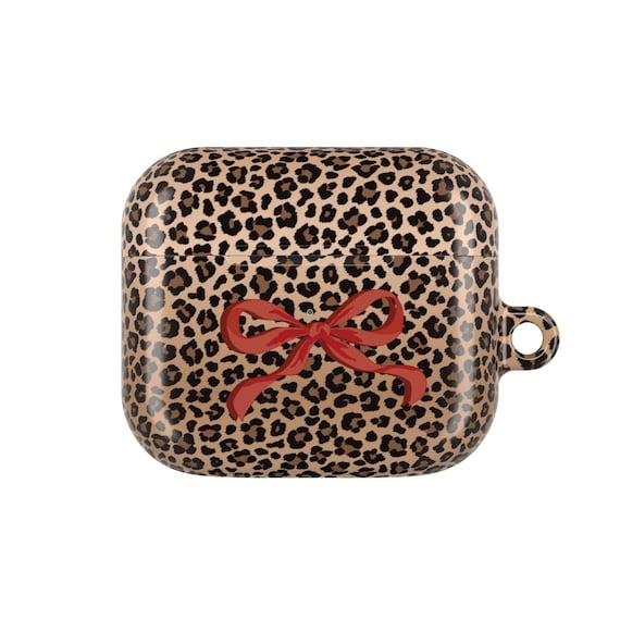 Leopard Print AirPod Case, Cute Gift for Music Lovers, Stylish