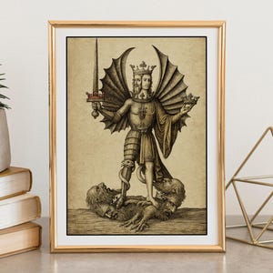 Occult wall art, astrology zodiac print, witchy home decor, mystical alchemy poster, tarot print, esoteric poster, magic Kabbalah art.