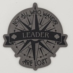 Girl Scout Wander Patch| Leader, Volunteer, Troop Number | Iron On Leader