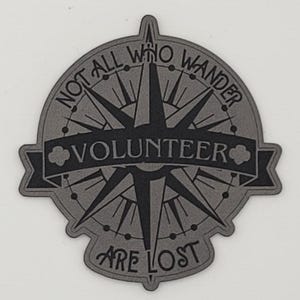 Girl Scout Wander Patch| Leader, Volunteer, Troop Number | Iron On Volunteer