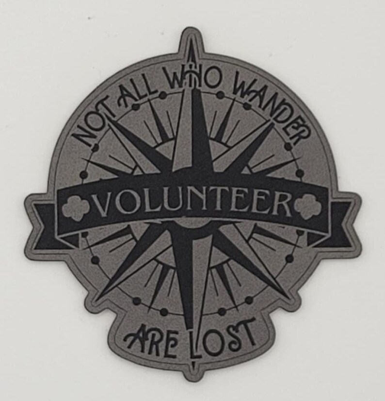 Girl Scout Wander Patch| Leader, Volunteer, Troop Number | Iron On Volunteer