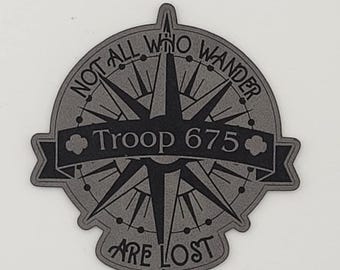 Girl Scout Wander Patch| Leader, Volunteer, Troop Number | Iron On