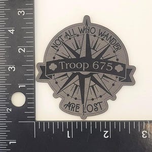 Girl Scout Wander Patch| Leader, Volunteer, Troop Number | Iron On bild 3