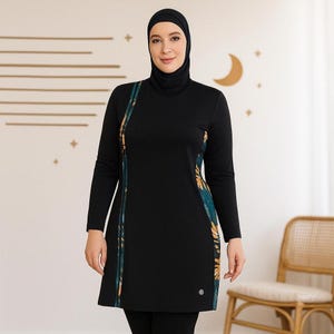 white christmas dresses Islamic Women Swimming Costume Burkinis Swimwear Muslim Swimsuit – Urgarment main image 0