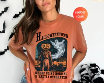 Komfort Farben Jack und Sally Halloween Paar Shirt