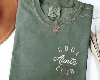 Comfort Colors® Tanten Club Shirt, Tante Geschenk, Schwangerschaftsankündigung