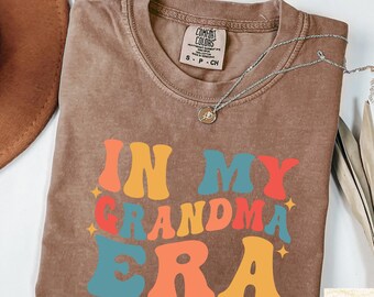 Maglietta Grandma Era Comfort Colors, regalo per la nonna