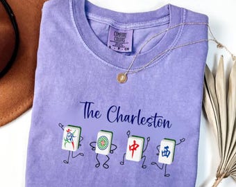 Comfort Colors Charleston Mahjong Shirt: Dance Crewneck Sweatshirt