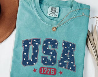 USA Flag Tshirt, 4 of July Tshirt, USA Flag Tshirt, USA Shirt for 4of July, Independent Day Shirt, Retro Usa Pary, Usa Tee