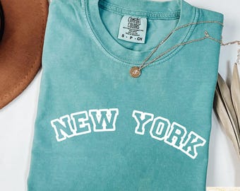 Comfort Colors Hometown Shirt: Custom City Name, Vintage Style