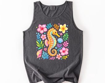Comfort Colors Cotton Tank Top: Vintage Washed Sleeveless Tee