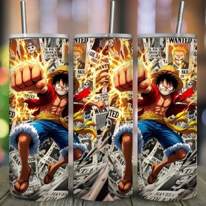 anime cartoon 20oz Tumbler Wrap PNG