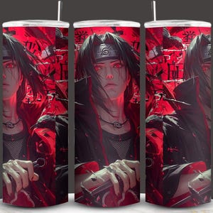 Anime Tumbler Wrap PNG Download - 20 oz Skinny Cartoon Design for DIY Sublimation & Cup Decals