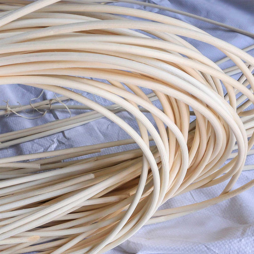 Natural Rattan Reed Coil DIY Craft Rattans Repair Materials for Weaving ...