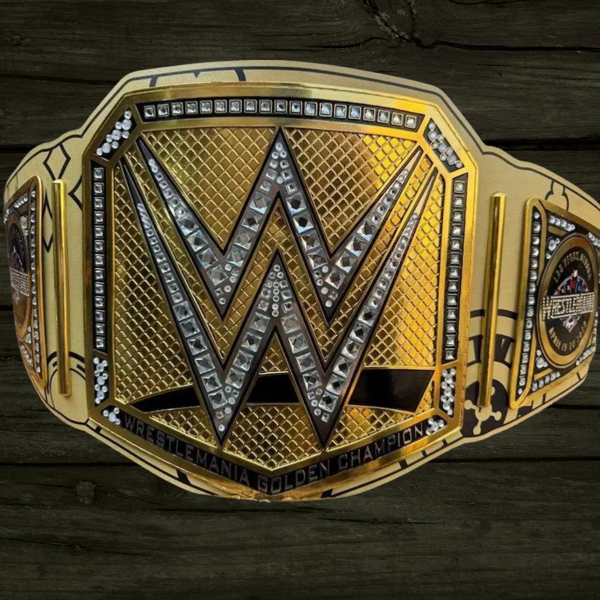 WWE Championship Wrestling Belt replica title 2MM/4MM brass Adult size belt, Adult belt, Perfect Belt Gift, Halloween Gift, Gift for Him
