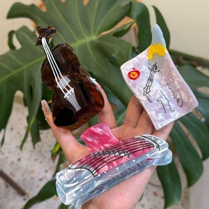 guitar Claw Clips, note Hair Claw Clip,pianoClaw Clip, Acetate Hair Clips,Fashion Claw Clip,Fun Claw Clips,Creative Claw Clip