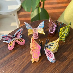 Colorful Butterfly Claw Clips, note Hair Claw Clip,pianoClaw Clip, Acetate Hair Clips,Fashion Claw Clip,Fun Claw Clips,Creative Claw Clip