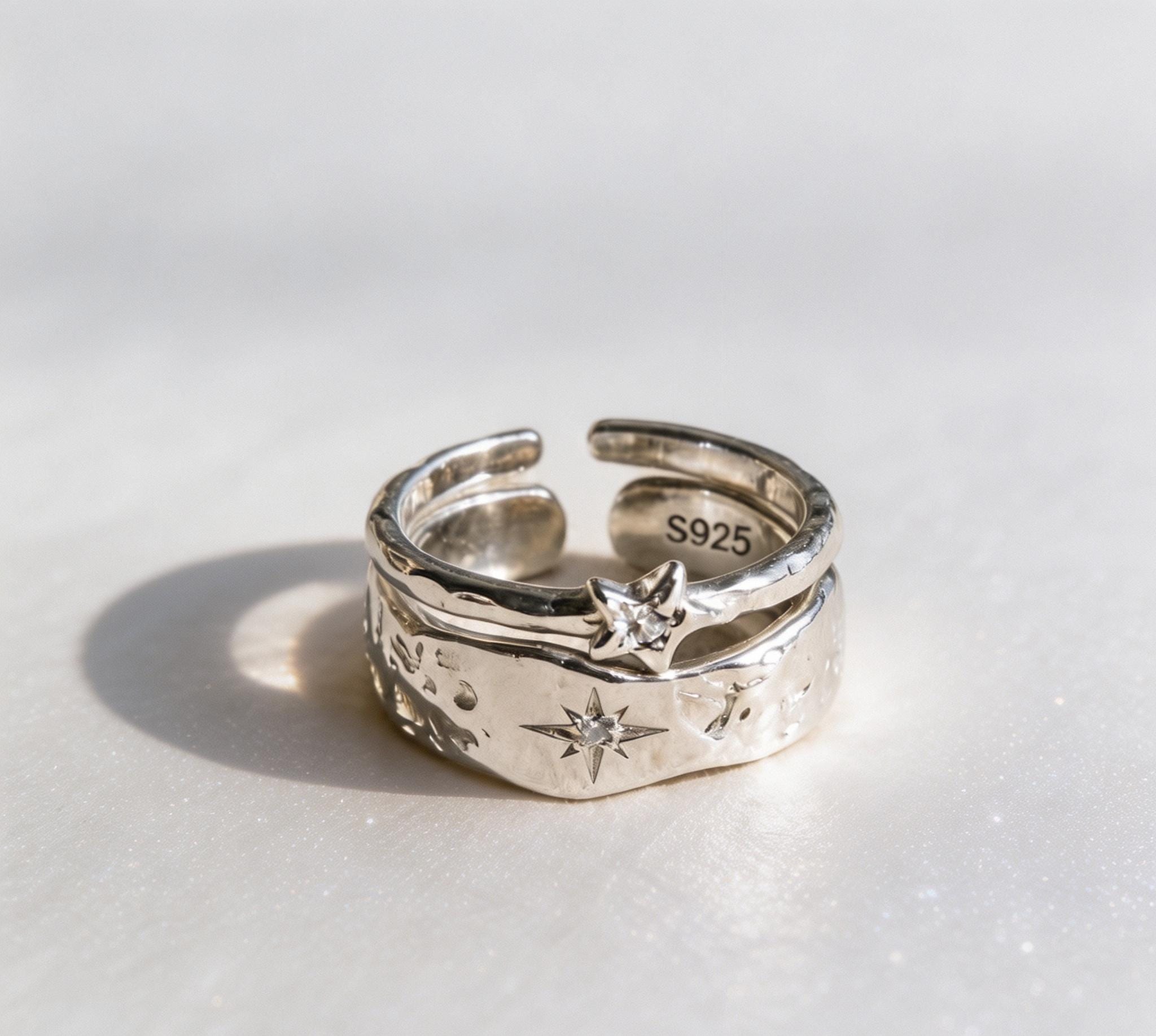 Y2k Rings Silver - Etsy