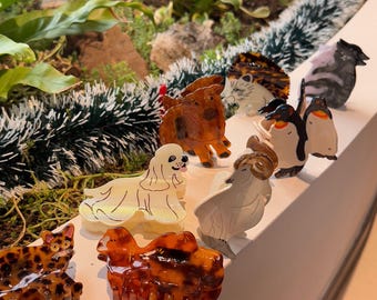 Pingvinklor, Katt Katthårsklor, Djurklor, Acetathårspännen, Modeklor, Roliga klor, Kreativ klor