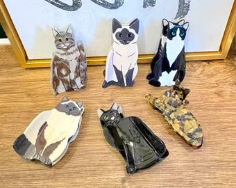 Animal Claw Clip,Kitten Claw Clip,Cute Animal Claw Clip, Backhead Shark Claw Clip, Headwear, Personalized Claw Clip,Suitable for Gift Giving